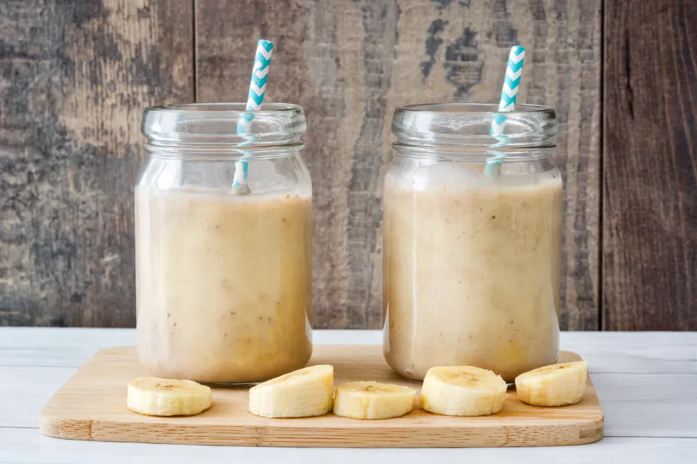 Smoothie banane & cacahuètes