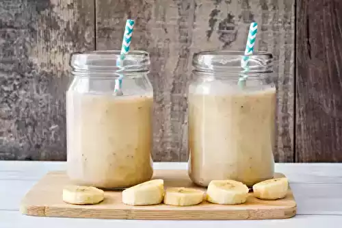 Smoothie banane & cacahuètes