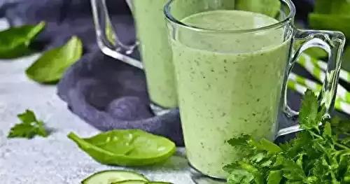 Smoothie concombre et chèvre