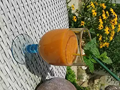 Smoothie fraise-abricot