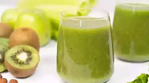 Smoothie pomme et kiwi sans yaourt