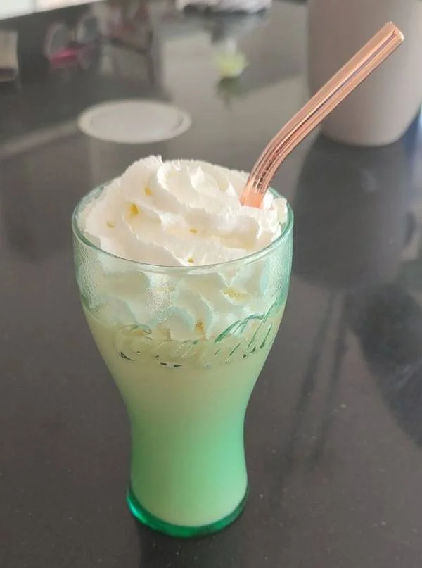 Smoothie rhubarbe nectarine