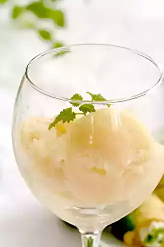 Sorbet à la menthe