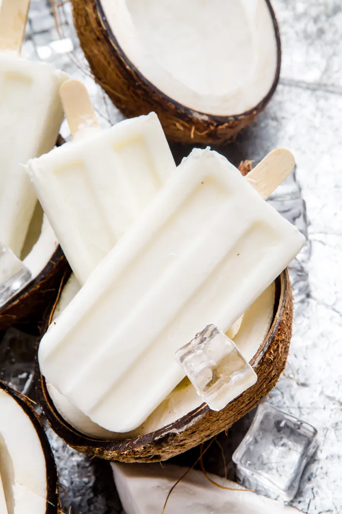 Sorbet à la noix de coco