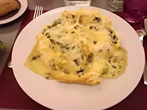 Soufflé au fromage bleu