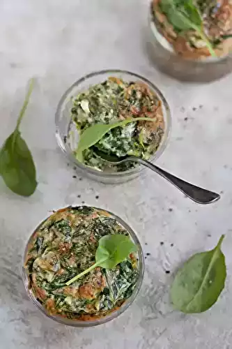 Soufflé d'épinards au gruyère