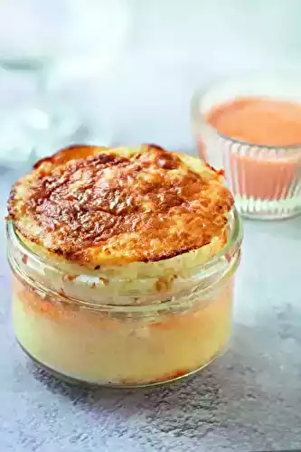 Soufflé de St Jacques sauce aux écrevisses