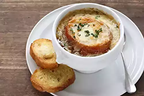 Soupe à l'oignon au companion