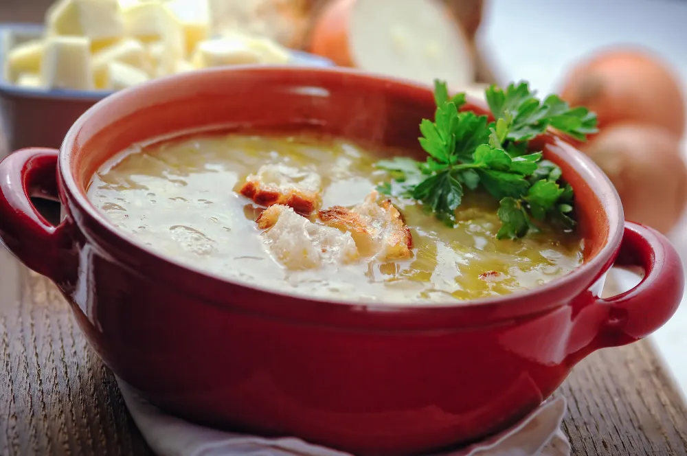 Soupe à l'oignon au cookeo