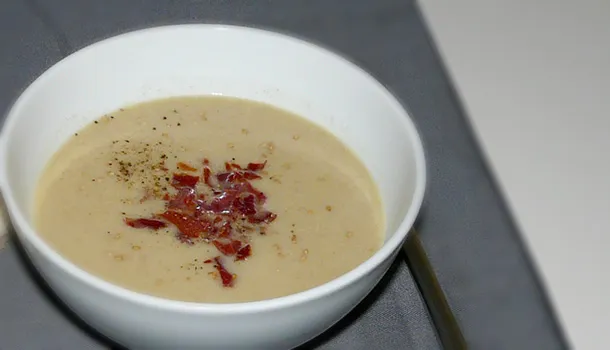 Soupe artichauts sésame