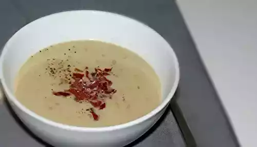 Soupe artichauts sésame