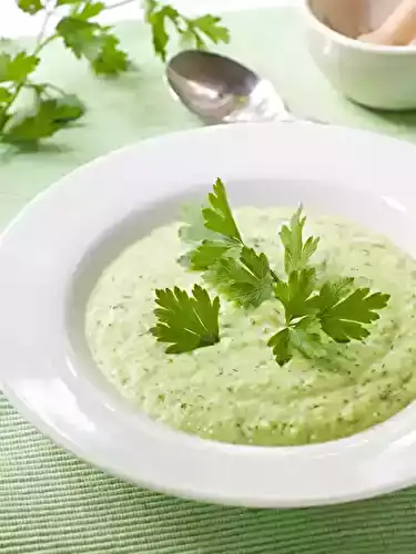 Soupe aux céleri et aux courgettes