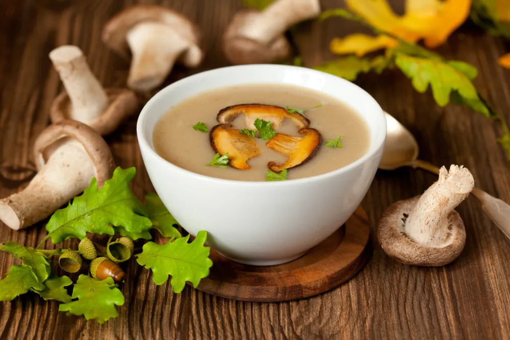 Soupe aux champignons