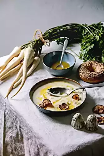 Soupe aux panais et topinambours