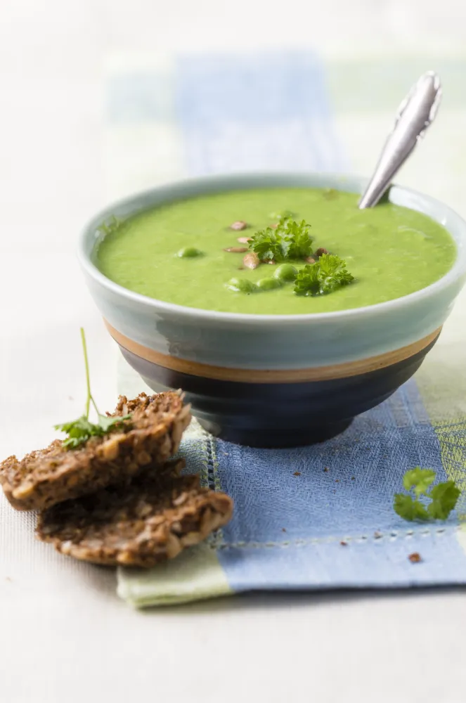 Soupe aux petits pois