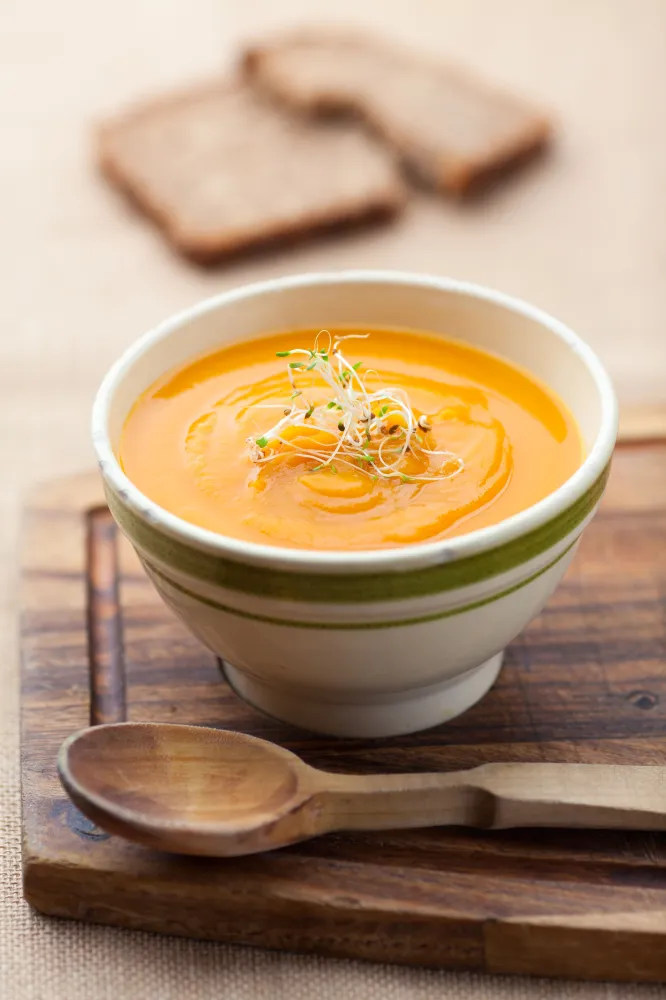 Soupe carotte potiron pomme