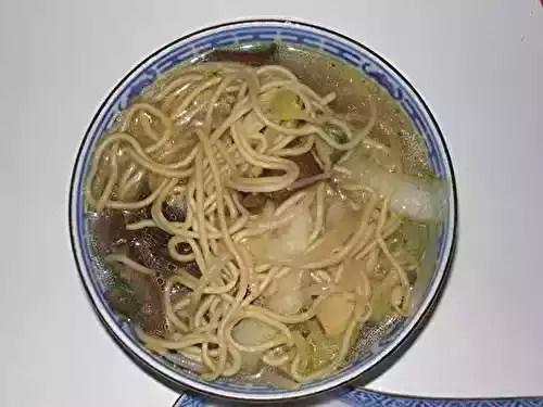 Soupe chinoise à ma façon