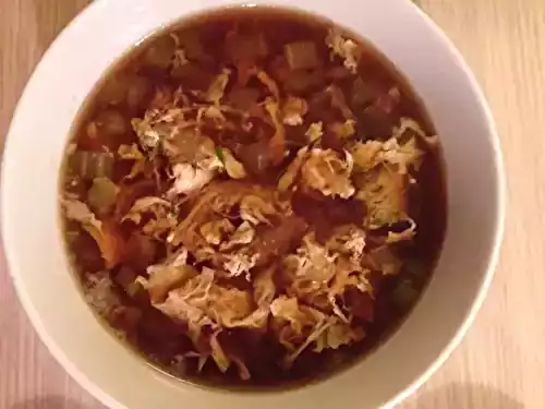 Soupe chinoise à ma façon
