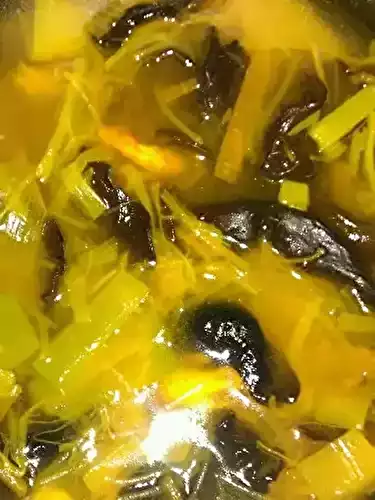 Soupe chinoise aux crevettes