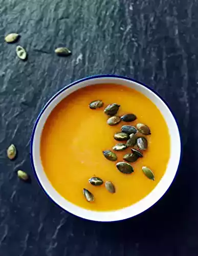 Soupe d'automne à la courge butternut