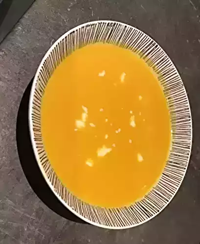 Soupe de courge au roquefort