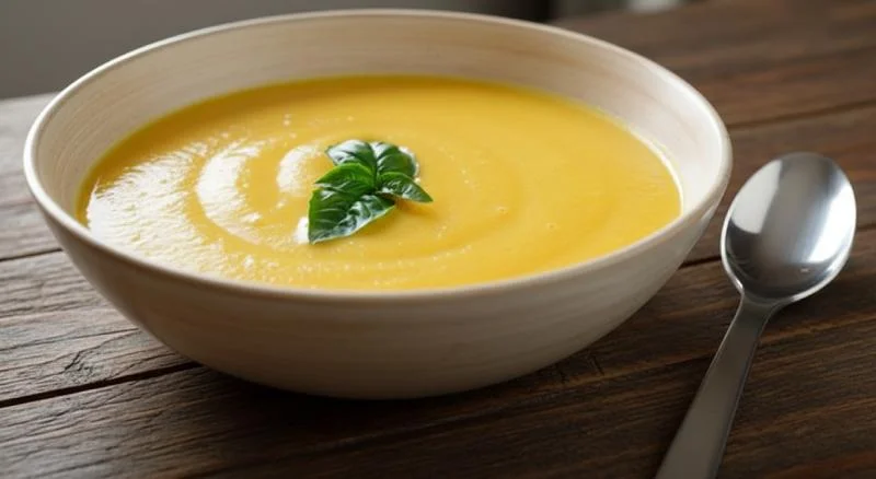 Soupe de courge spaghetti