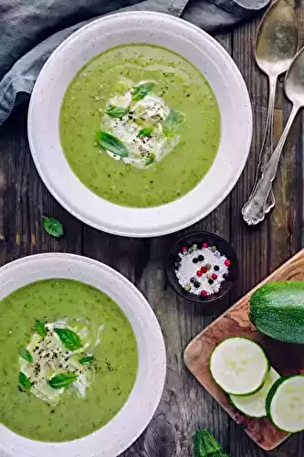 Soupe de courgettes à la Vache qui rit® au Cooking Chef