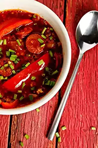 Soupe de lentilles au chorizo (Espagne)