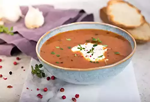Soupe de poisson aux lardons