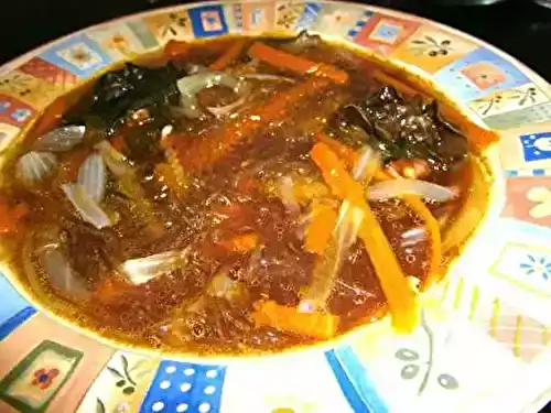 Soupe façon Chinoise vegan