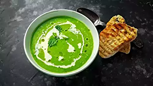 Soupe glacée au concombre
