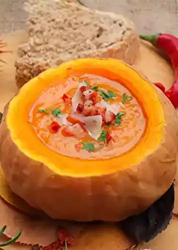 Soupe paysanne à la citrouille