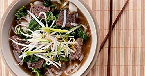 Soupe Pho moderne au porc