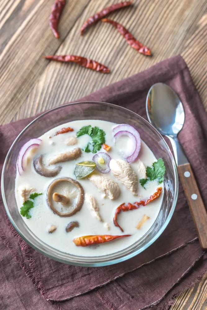 Soupe Tom Kha Kai thaïlandaise au Thermomix