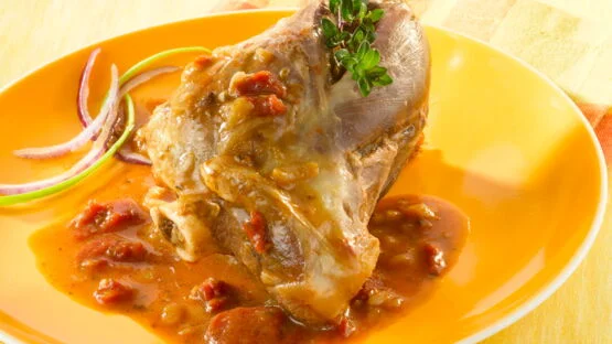 Souris d'agneau à la tomate