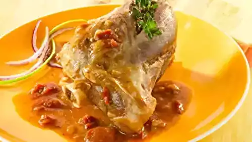 Souris d'agneau à la tomate