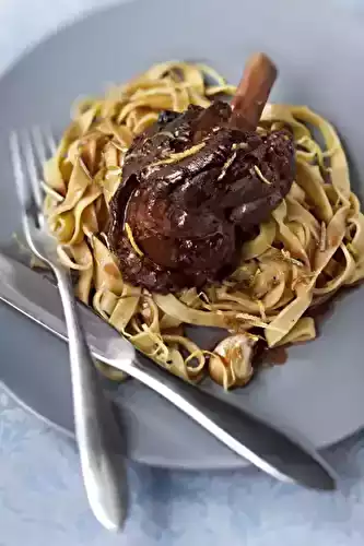 Souris d'agneau confite en daube douce