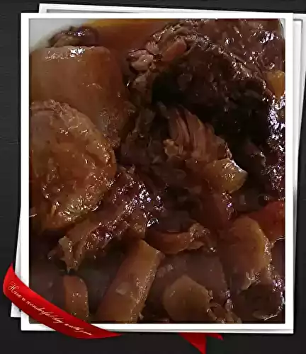 Souris d'agneau confites en marmite