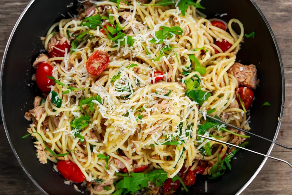 Spaghetti à la roquette