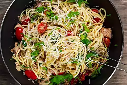 Spaghetti à la roquette