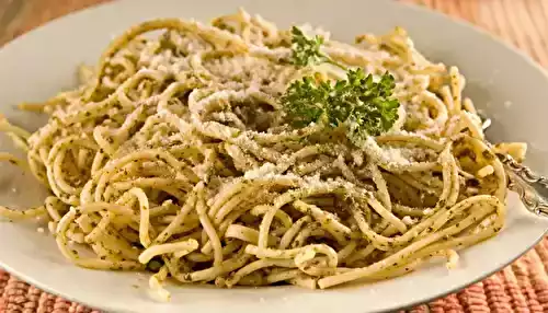 Spaghettis au persil
