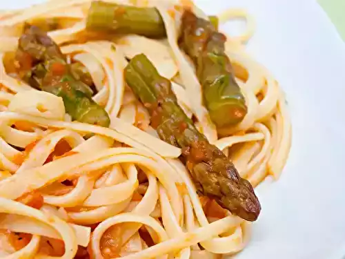 Spaghettis aux asperges