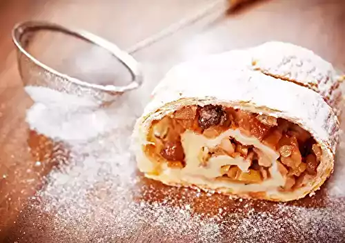 Strudel feuilleté aux pommes