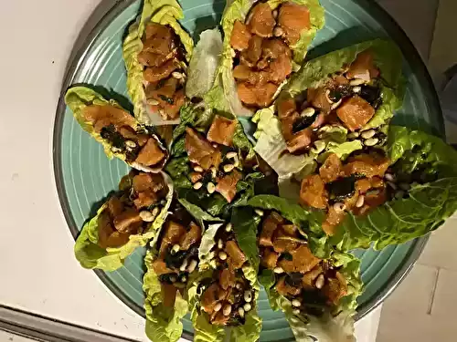 Sucrines au saumon thaï