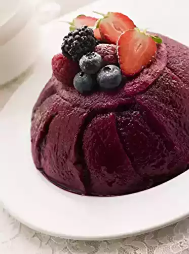 Summer pudding (pudding aux fruits rouges)
