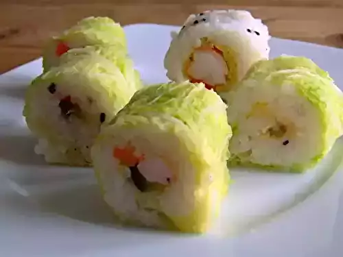 Sushis-chou crevettes paprika