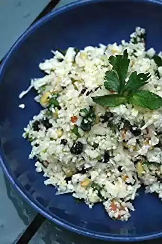 Taboulé menteur au chou-fleur