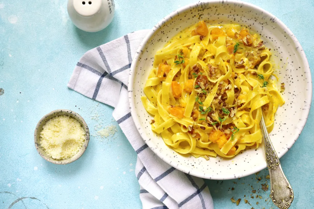 Tagliatelles au potiron