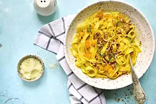 Tagliatelles au potiron