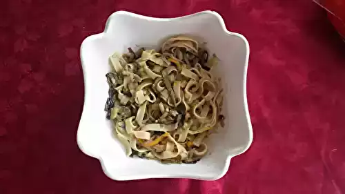 Tagliatelles aux légumes d'été